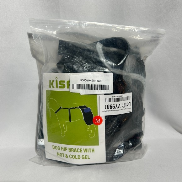 KISFLY Dog Hip Brace w Removable Hot/Cold Pack for Hip Dysplasia & Instability M